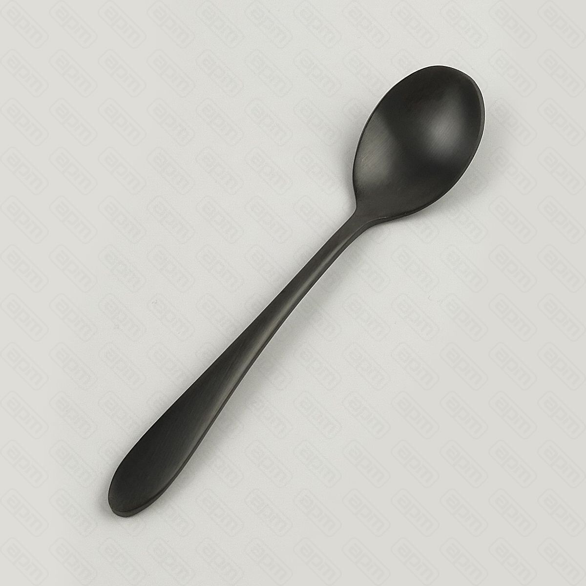 Ложка чайная покрытие PVDчерный матовый цветсерия Alessi-Black  PL