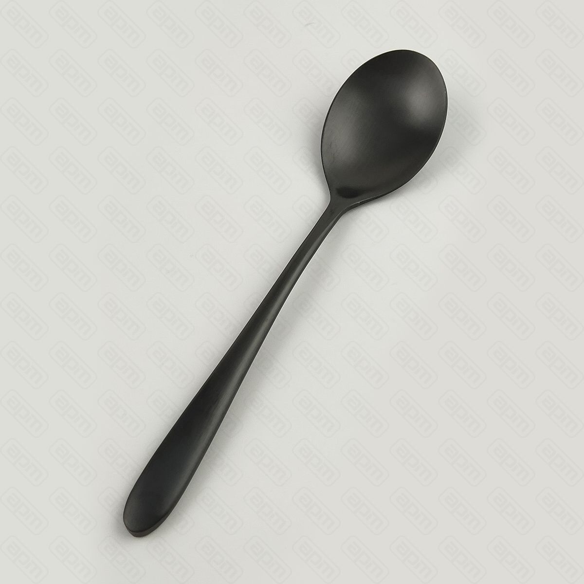 Ложка столовая покрытие PVDчерный матовый цветсерия Alessi-Black  PL