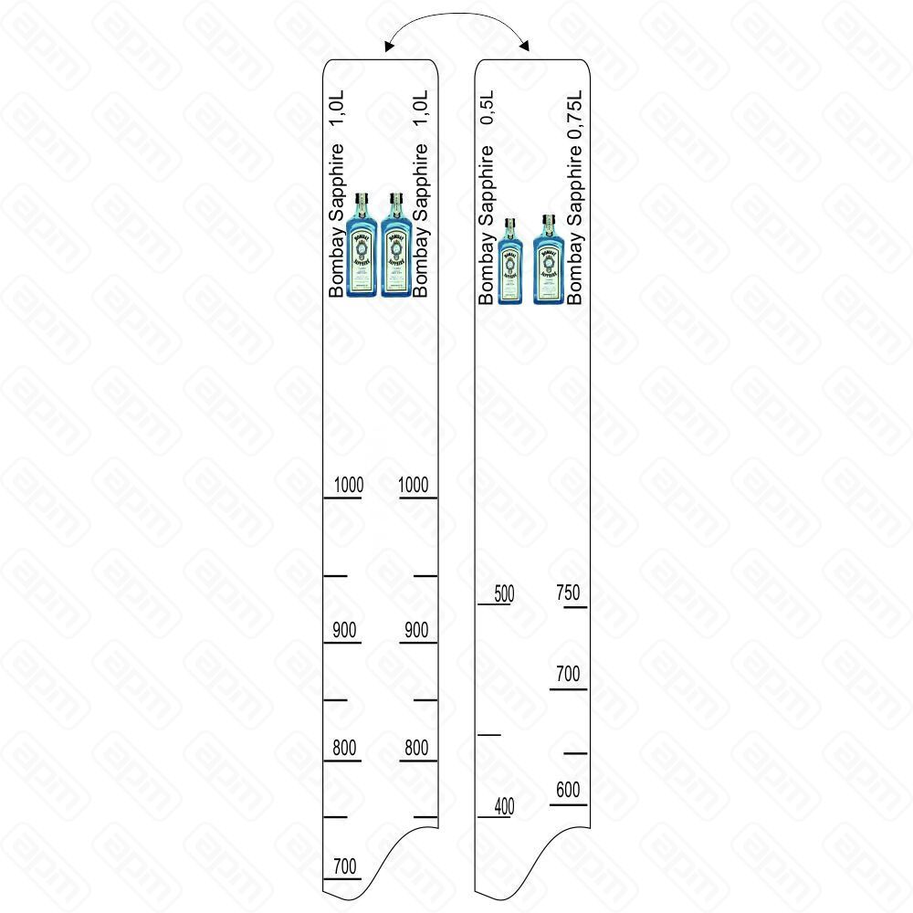 Барная линейка Bombay Sapphire 500мл750мл1л PL Proff Cuisine