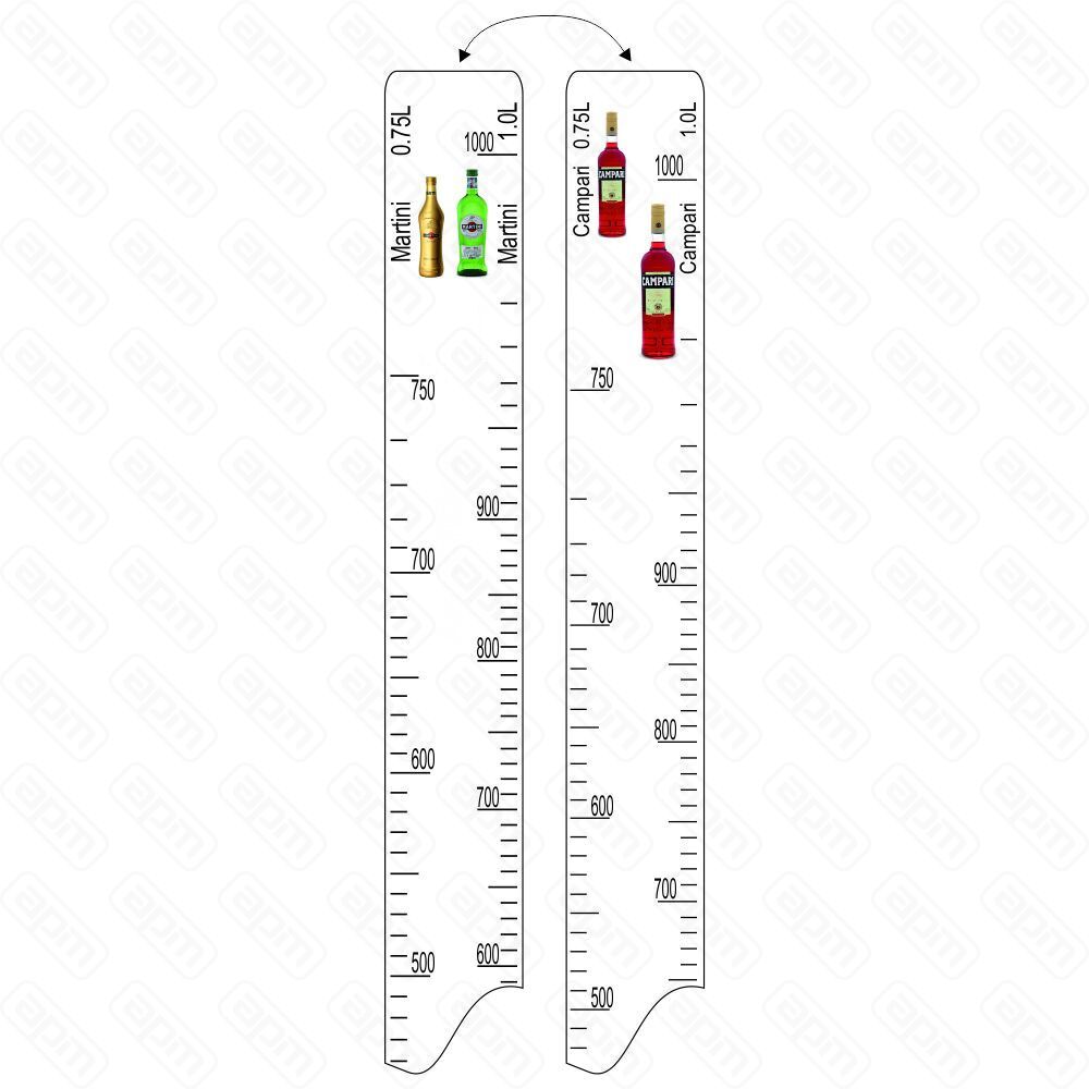 Барная линейка Campari 750мл1л  Martini 500мл1л PL Proff Cuisine