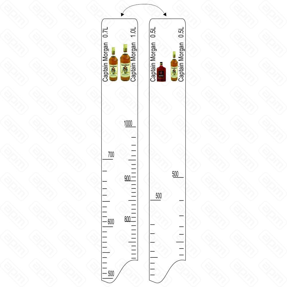 Барная линейка Captain Morgan 500мл700мл1л PL Proff Cuisine