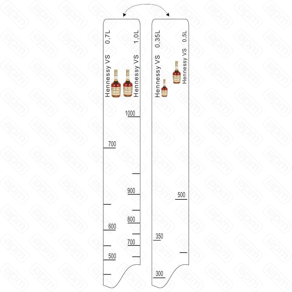 Барная линейка Hennessy VS 350мл500мл700мл1л PL Proff Cuisine