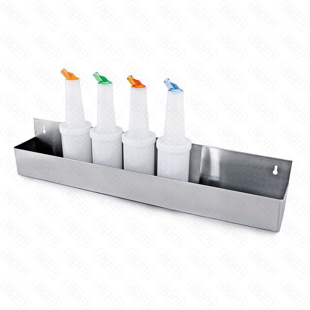 Подставка барная на 8 бутылок 81105155 см нержавейка PL - BarWare