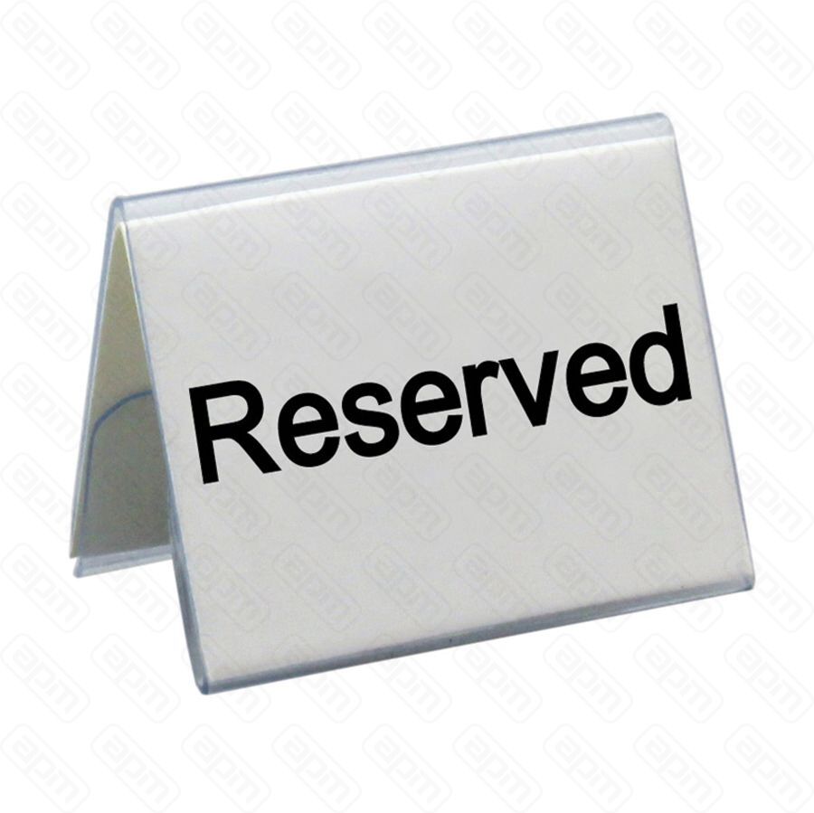 Табличка Reserved 54 см пластик PL Proff Cuisine