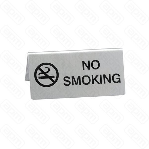 Табличка настольная NO SMOKING 125 см нержавейка PL Proff Cuisine