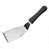 Лопатка с острыми краями 13 см черная пластиковая ручка PL Proff Cuisine