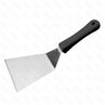 Лопатка-скребок 12 см черная пластиковая ручка PL Proff Cuisine