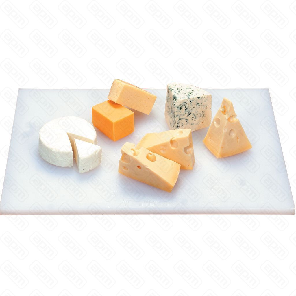 Доска разделочная 6040 см белая толщина 2 см пластик PL Proff Cuisine