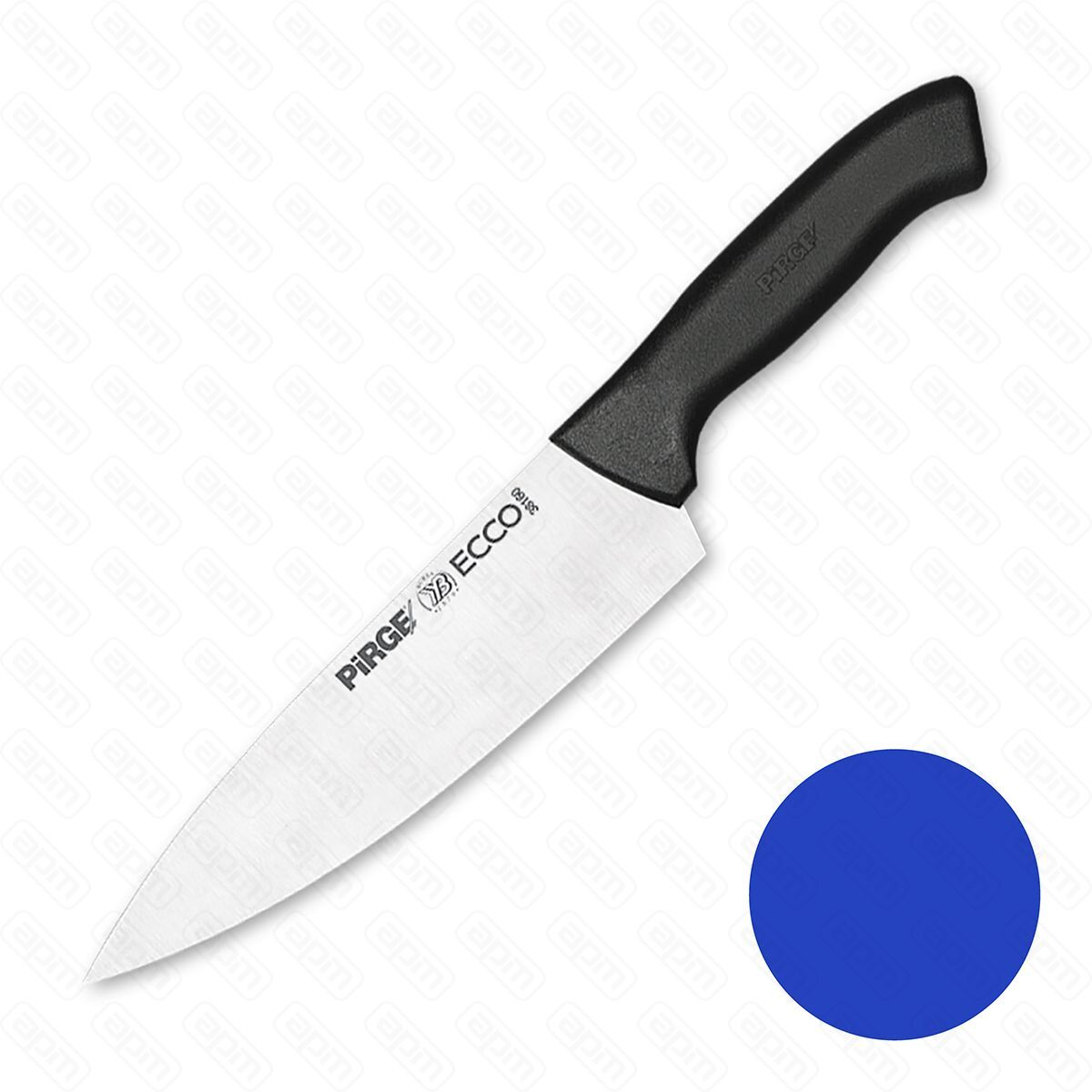 Нож поварской 19 смсиняя ручка Pirge