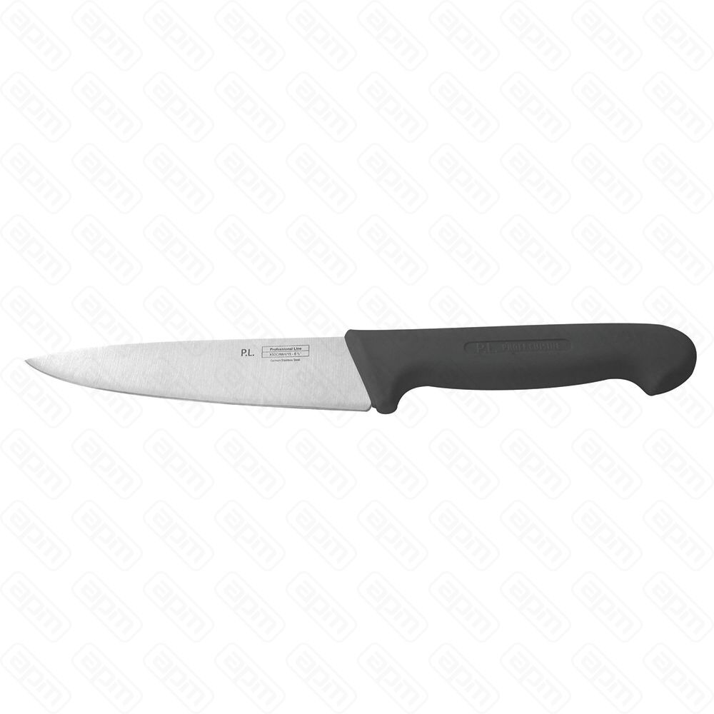 Нож PRO-Line для нарезки 16 см черная пластиковая ручка PL Proff Cuisine