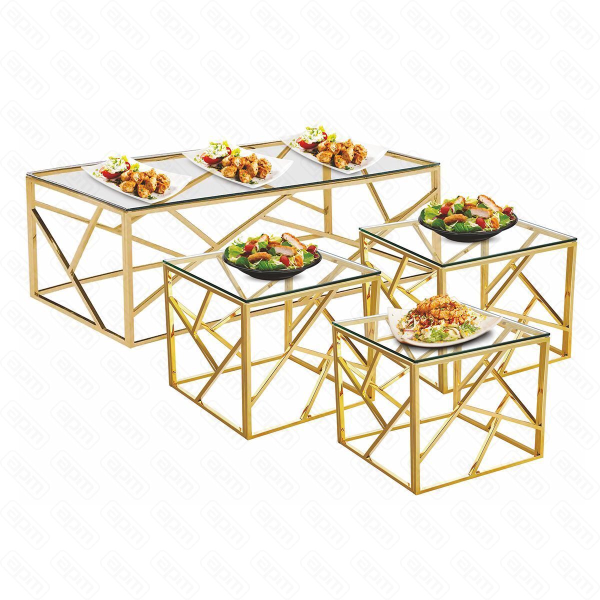 Набор из 3-х подставок для выкладки 51159562013612517 см  PL--Hotelware
