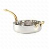 Сковорода порционная c ручкой 1235 см нержавейка PL Proff Cuisine