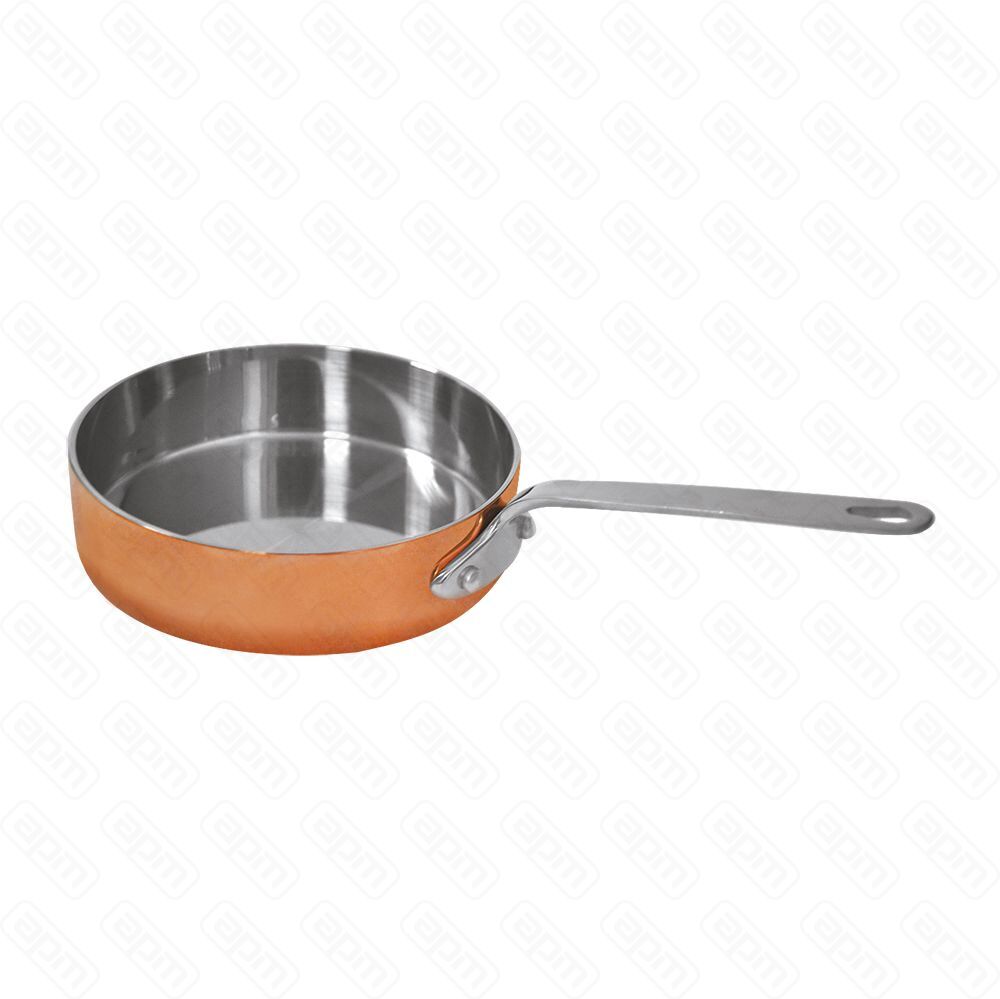 Сковородка d 12 см h 3 см нержавейка 1810 с медным напылением PL - Gourmet Line