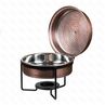 Чафиндиш мармит цвет антик 7 л  подставка D345 см PL Proff Cuisine