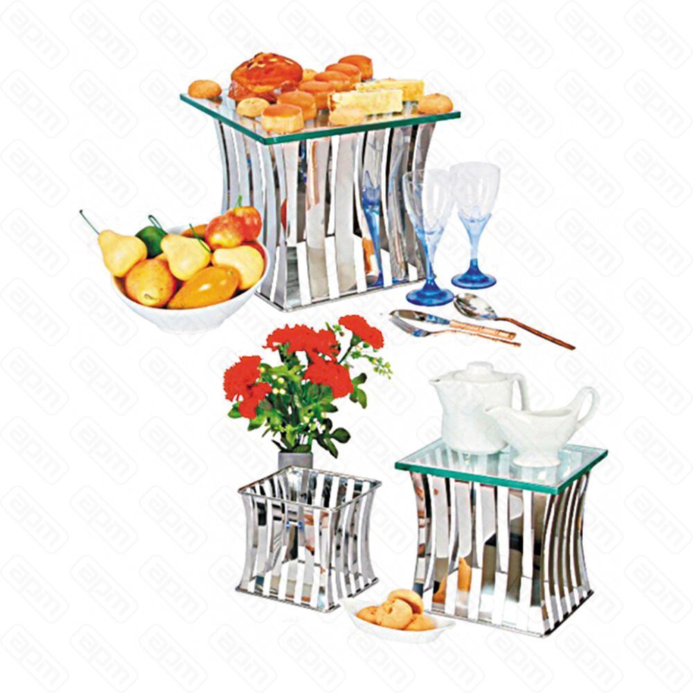 Набор металлических подставок для блюд 3 шт PL Proff Cuisine