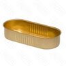 Жестяная банка овальная 7155 см h-2см для подачи