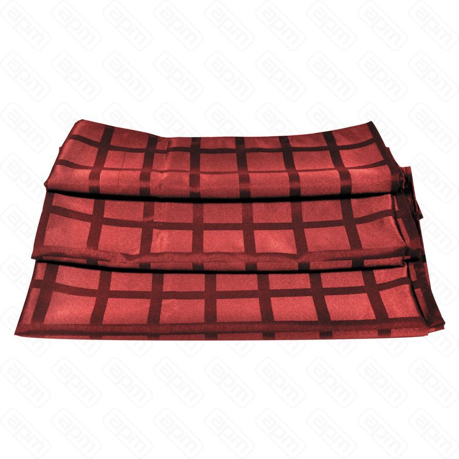 Скатерть бордовая 150150 см рисунок жаккард PL Proff Cuisine