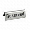 Табличка настольная Reserved 125 см нержавейка PL Proff Cuisine