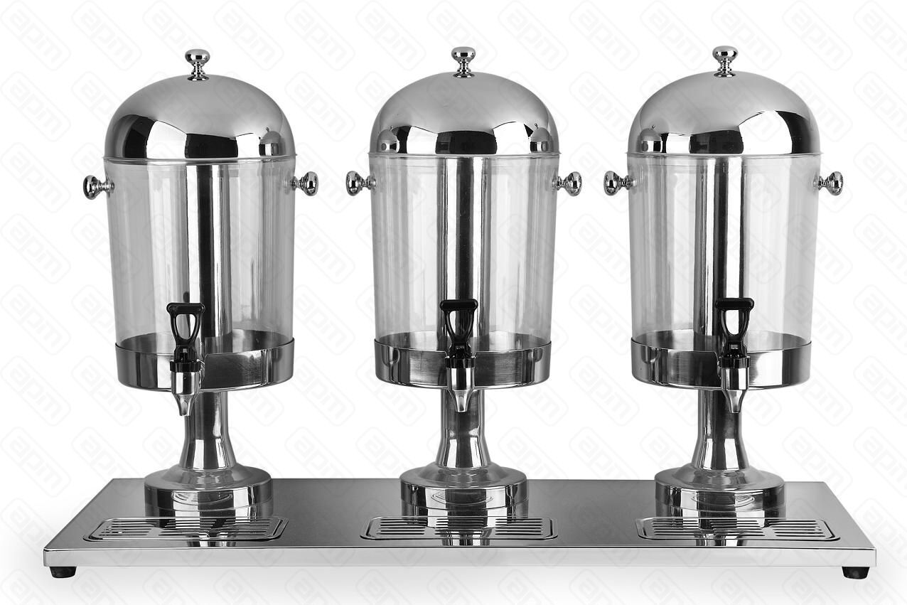 Диспенсер для сока 3 колбы по 8 л PL Proff Cuisine