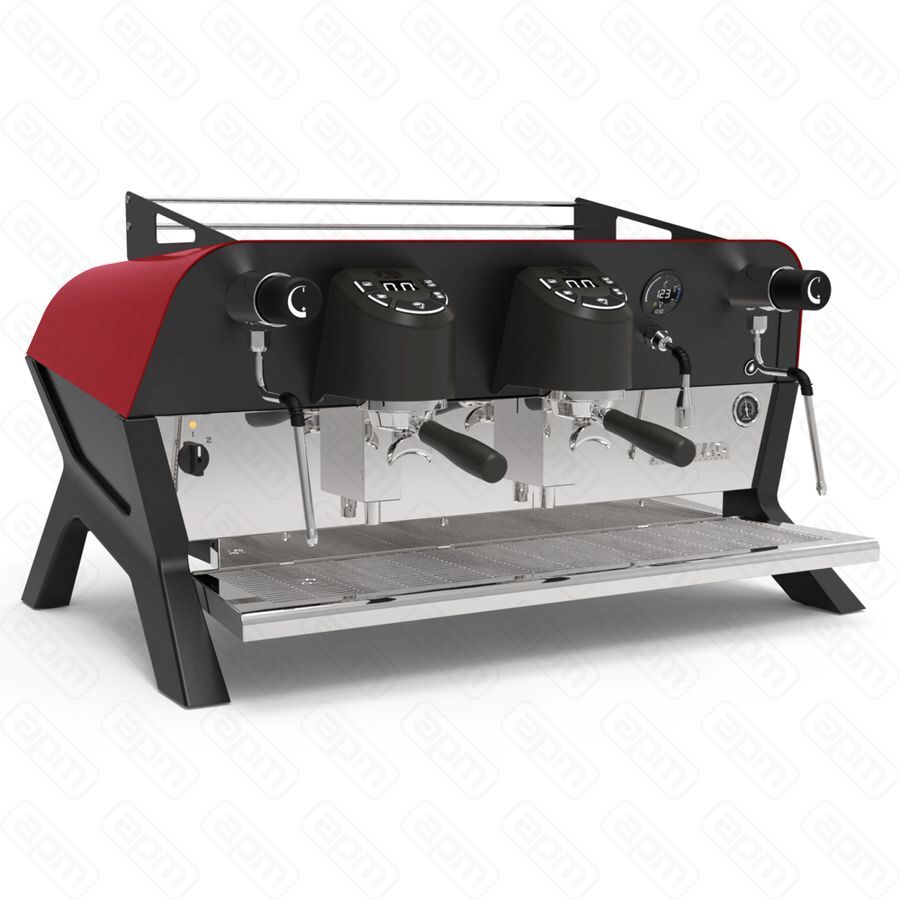 Кофемашина Sanremo F18 SB 2 высокие гр черно-красная
