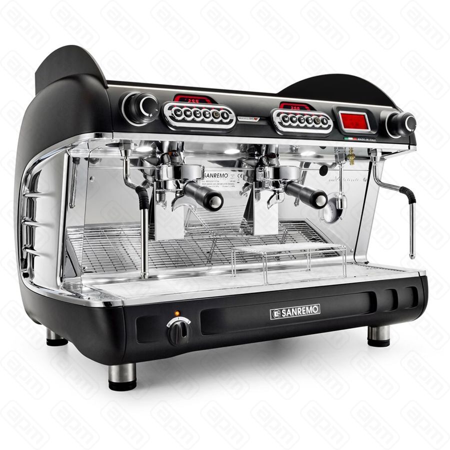 Кофемашина Sanremo Verona SED автомат 2 высокие гр серебро