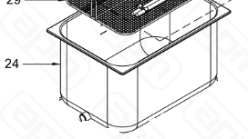 Емкостьванна для фритюра FR 44N арт SL7065