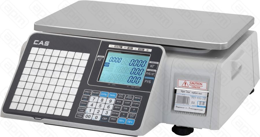 Весы торговые с печатью этикеток CL3000J-15B