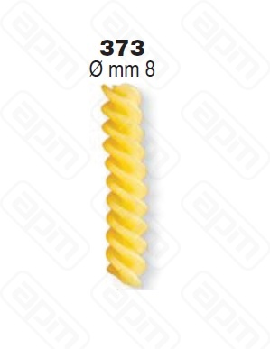 ФОРМА LA MONFERRINA ДЛЯ DOLLY  PNUOVA FUSILLI 3 PRINCIPI 8 ММ ДИАМЕТР 373 БРОНЗА