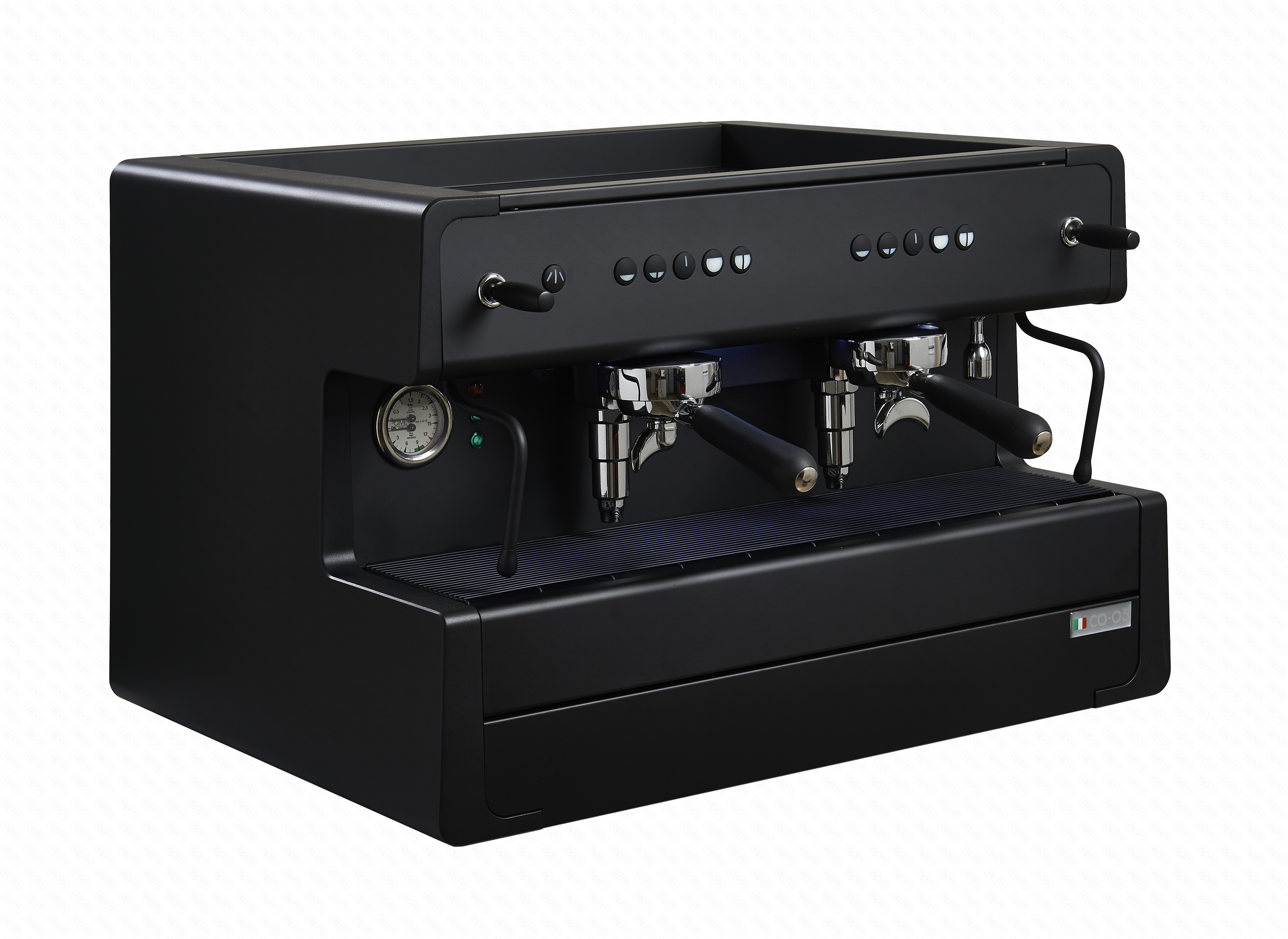 Кофемашина рожковая мультибойлерная CIME CO-05 A 2gr MB 2 группы автомат черная COFFEE MACHINE CIME CO-05 A 2GR MB TOTAL BLACK
