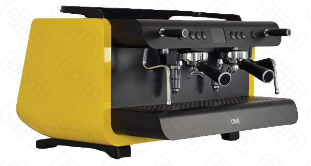 Кофемашина рожковая мультибойлерная CIME SATURNO MB-60 2 группы E61 автомат желтая COFFEE MACHINE CIME SATURNO MB-60