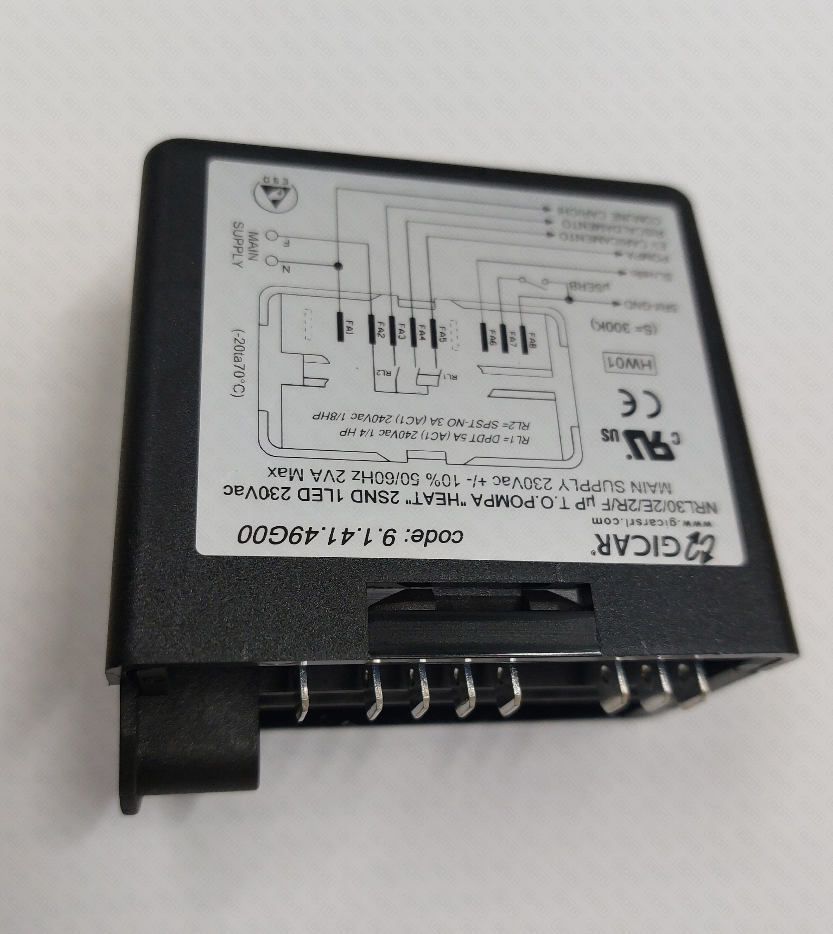 Регулятор уровня 2 датчика 230В с резервуаром LEVEL REGULATOR 2 PROBES 230V W DEPOSIT