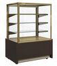 Витрина холодильная Полюс KC70 VH 13-1 LIGHT Chocolate Паттерн 0106 Седой дуб