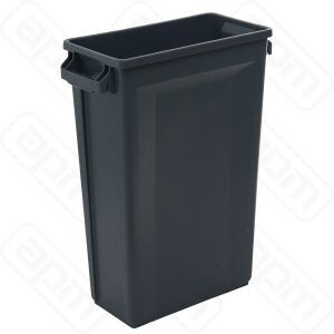 Контейнер для мусора SLIM L 507см w 272см h 756см 87л с ручками серый арт 1213GY