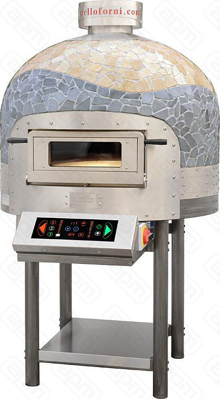 ПЕЧЬ ДЛЯ ПИЦЦЫ MORELLO FORNI РОТАЦИОННАЯ ЭЛЕКТРИКА FRV100 CUPOLA MOSAIC