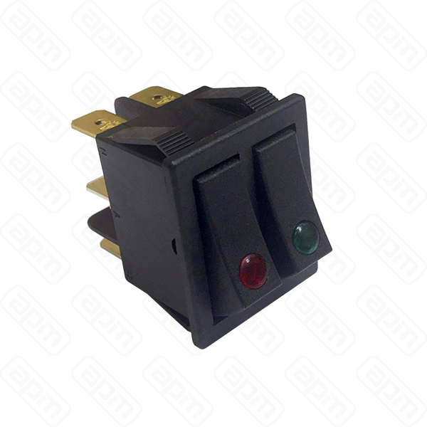 ПЕРЕКЛЮЧАТЕЛЬ ПИТАНИЯ ДВОЙНОЙ CRAZY PAN 220-230В  ДЛЯ ПЕЧЕЙ ДЛЯ ПИЦЦЫ CP-POL01 CP-POL11