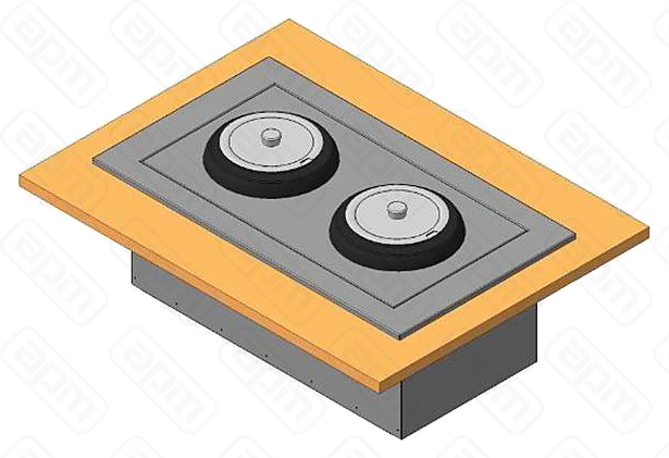 МАРМИТ ДЛЯ ПЕРВЫХ БЛЮД ITERMA DROP-IN МЭ-1-1025 ТОЛГА