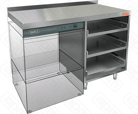 СТОЛ С КРЫЛОМ ДПММ HICOLD НБМКБКП-126БЛ