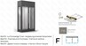ШКАФ ВИННЫЙ ENOFRIGO WINE LIBRARY 20 3V SX-DX 2P H2600 VT F СЕРЫЙ  ПОЛКИ С