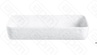 Блюдо для запекания См 22x16x6 Фарфоровое Белое  44374-22